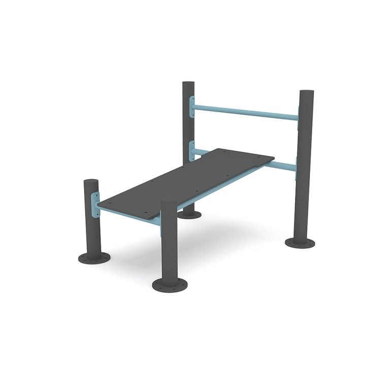 Banc d'abdos incliné